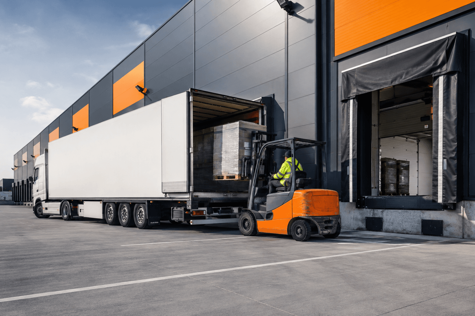 Verladung am Logistikzentrum
